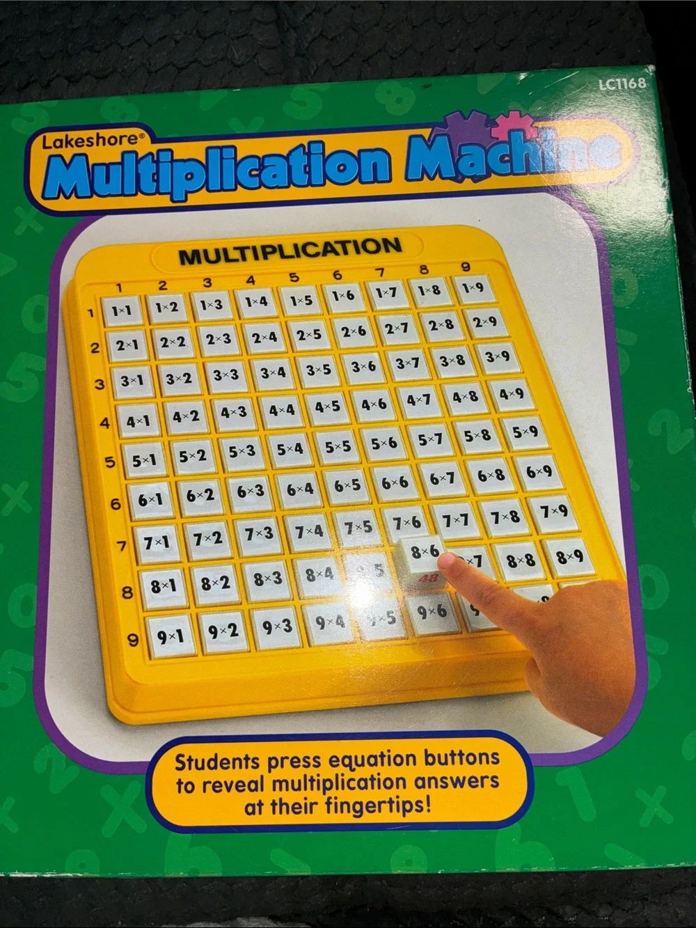 Multiplication Machine - Yellow Kids Math Toy